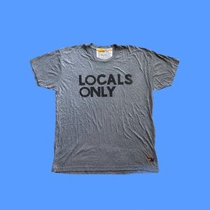 Aviator Nation Locals Only Heather Tee Shirt